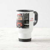 Voyage Souvenir Commuter Mug de Londres Angleterre (Devant droit)