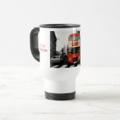 Voyage Souvenir Commuter Mug de Londres Angleterre (Devant gauche)