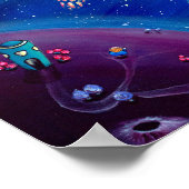 Voyage spatial | Impression de fusée | Décoration  (Coin)