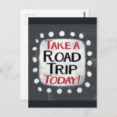 Voyage sur route Carte postale Aujourd'hui (Devant / Derrière)