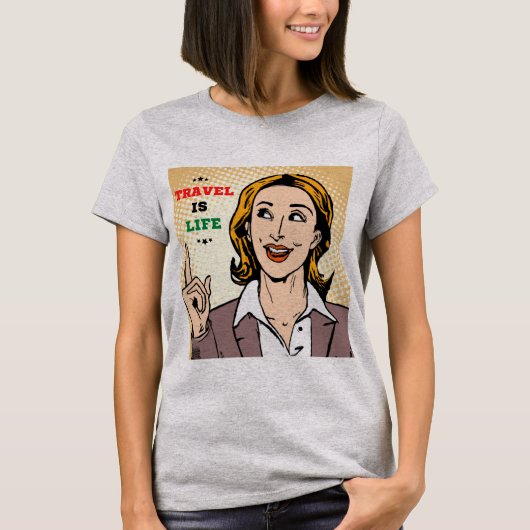 Voyage, T-shirt à vie (Devant)