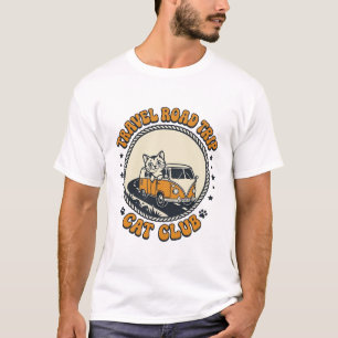 Voyage T-Shirt Art Amoureux de Chat - Voyage 
