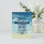 Voyage Vacances Bonne Carte Postale Voyage (Debout devant)