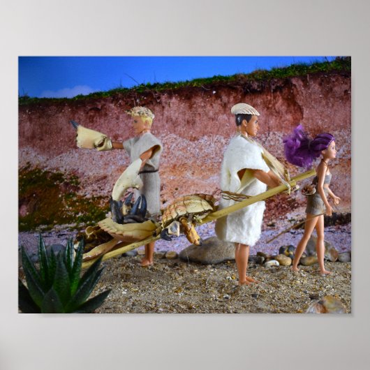 Voyage vers les terrains de chasse. affiche (Devant)