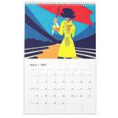 Voyage Viaggiare 2023 Calendrier d'une page (Mar 2027)