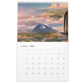 Voyage Viaggiare 2023 Calendrier d'une page (Jan 2026)