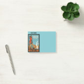 Voyage vintage Nouvelle-Zélande Post-It notes (Bureau)