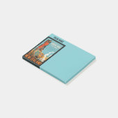 Voyage vintage Nouvelle-Zélande Post-It notes (Incliné)