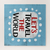 Voyageons le Puzzle du monde (Horizontal)