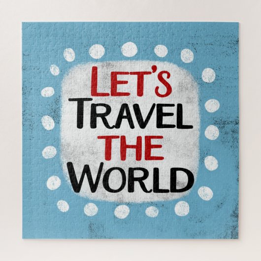 Voyageons le Puzzle du monde (Vertical)