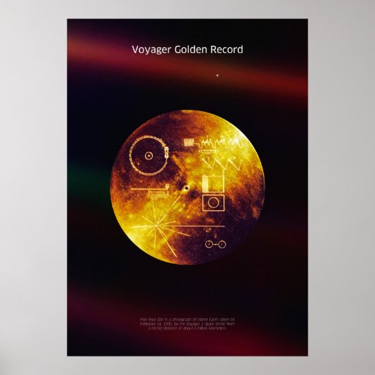 Voyager 1 Golden Record - affiche (Devant)