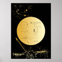 Voyager 1 Golden Record - affiche