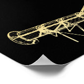 Voyager 1 Golden Record - poster (Hoek)