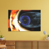 Voyager 2 ruimtevaartuig canvas afdruk (Insitu (Woonkamer))