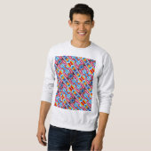 Voyager à travers le Motif spatial Sweatshirt 6 (Devant entier)