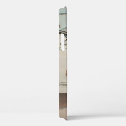 "Voyager dans le style" iPhone 12 Coque (Verso / Droite)