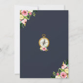 Voyager de Miss à Mme Fête de l'mariée Invitation (Dos)