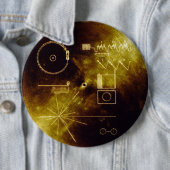 Voyager Golden Record Ronde Button 6,0 Cm (In situ)