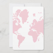 Voyager Mlle à Mme Bridal Shower Invitation (Dos)