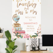 Voyager Mlle à Mme Fête des mariées Affiche de bie (Bureau à domicile)