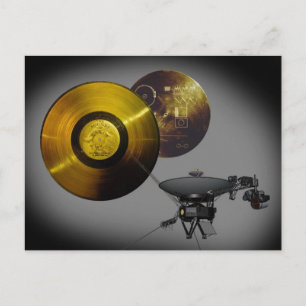 Voyager Spacecraft Golden Record en Hoesje Briefkaart