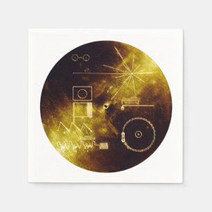 Voyager Spacecraft Golden Record Hoesje Servetten