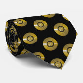 Voyager Spacecraft Golden Record Stropdas (Opgerold)