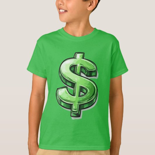Voyages d'argent : Symbole en Dollar Gras T-Shirt  (Devant)