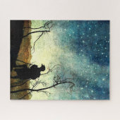 Voyageur dans la nuit Sky Jigsaw Puzzle (Horizontal)