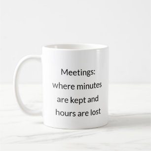 Voyageur de temps de réunion - Drôle Mug de travai