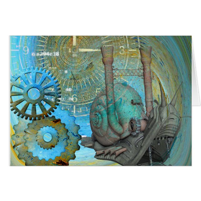 Voyageur d'escargots à vapeur Aqua (Devant horizontal)