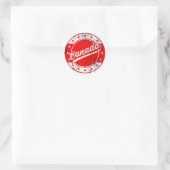 Voyageur mondial - Autocollant Canada (Sac)