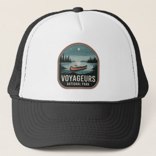 Voyageurs National Park Kano-badge Trucker Pet