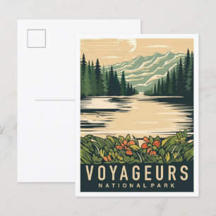 Voyageurs National Park Minnesota USA Reizen Briefkaart