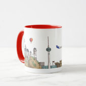 Voyagez dans le monde - Allemagne Mug (Devant gauche)