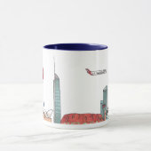 Voyagez dans le monde - Australie Mug (Centre)