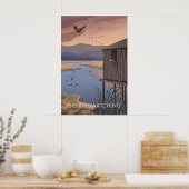 Voyagez en Observation des Oiseaux Affiche de Voya (Cuisine)