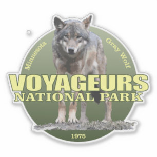Voyaguers NP (Wolf) WT Sticker