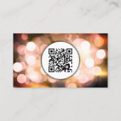 voyants clignotants avec Carte de visite de code Q (Dos)