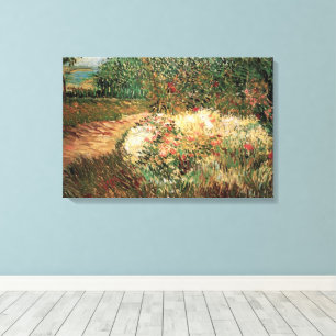 Voyer d'Argenson Park Asnieres door Vincent van Go Canvas Afdruk