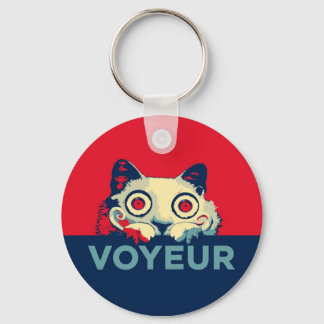 VOYEUR Cat Propaganda Sleutelhanger
