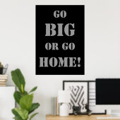 VOYEZ LES CHOSES EN GRAND ! Poster de l'exercice d (Bureau à domicile)