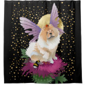 VOYEZ-MOI AU rideau de douche à boue LUNE (Devant)