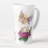 VOYEZ-MOI SUR LA LUNE - Chow-Latte Mug -white (Angle droit)