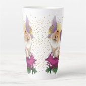 VOYEZ-MOI SUR LA LUNE - Chow-Latte Mug -white (Devant)