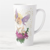 VOYEZ-MOI SUR LA LUNE - Chow-Latte Mug -white (Droite)