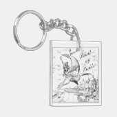 Voyez mon porte-clés d'ukulélé (Devant gauche)