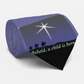 Voyez ! Un enfant est né ! Cravate de 3 sages (Roulé)