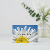 Voyez-vous bientôt ! Le rappel carde des cartes (Debout devant)