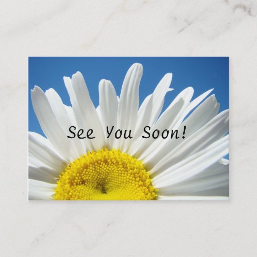 Voyez-vous bientôt ! Le rappel carde des cartes (Devant)